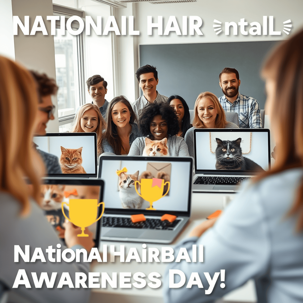 Team Tackles Tangles & Celebrates National Hairball Awareness Day!